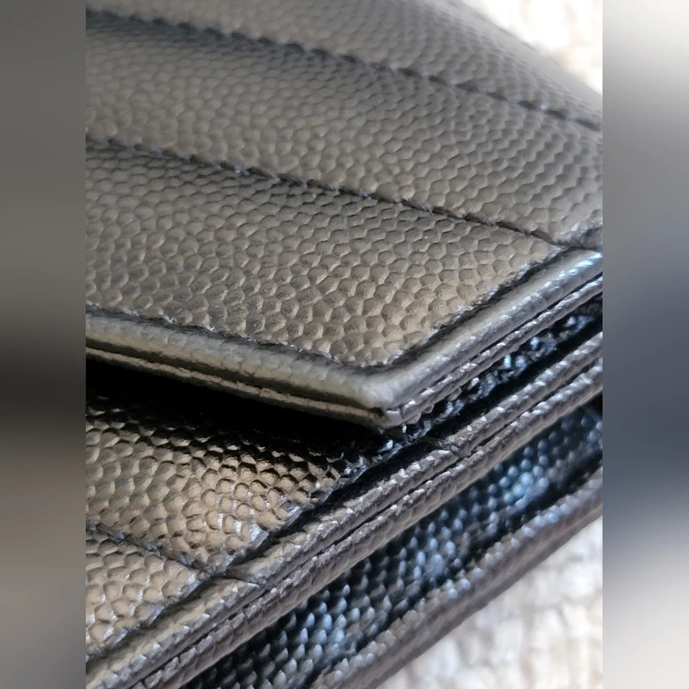 YSL Matelasse Quilted Leather Wallet